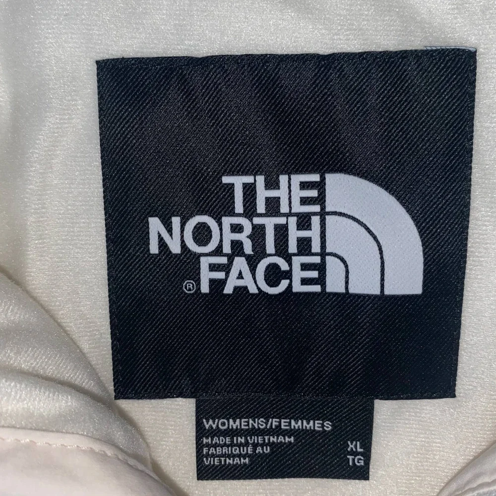 NWT The North Face Miss Metro II Hooded Water Resistant Down Parka GARDENIA(XL)